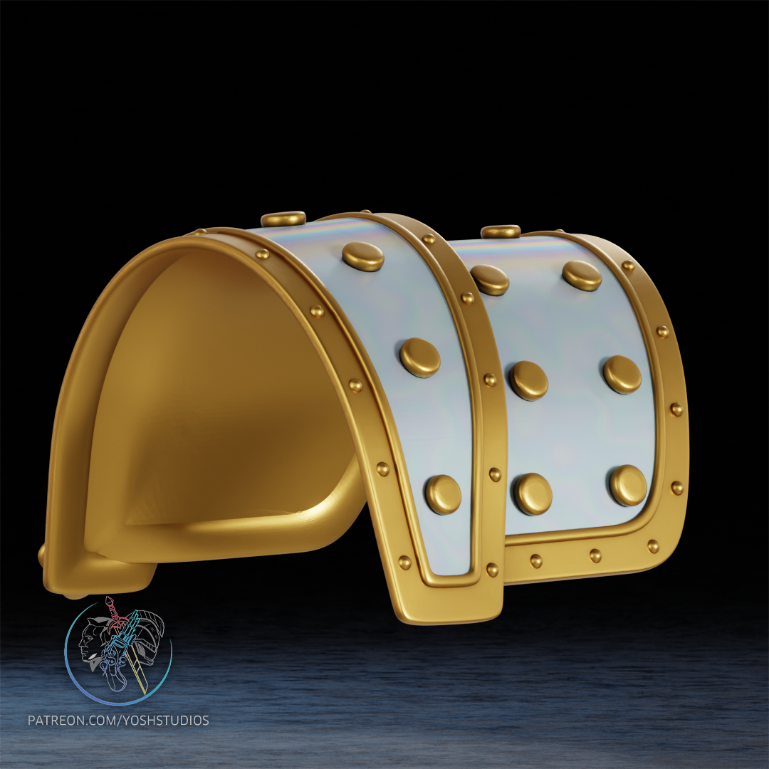 Demon Shoulder 3 3D Printer File STL - Image 9